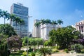 Ramos de Azevedo square in Sao Paulo Royalty Free Stock Photo