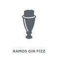 Ramos Gin Fizz icon from Drinks collection.