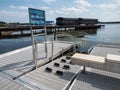 A canoe launching ramp for disabled people