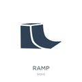 ramp icon in trendy design style. ramp icon isolated on white background. ramp vector icon simple and modern flat symbol for web Royalty Free Stock Photo