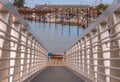 Oregon fishing dock along the Pacific coast