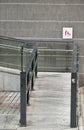 Ramp for wheelchair Royalty Free Stock Photo
