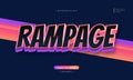 Rampage Text Effect