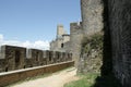 Rampart of Carcassonne Royalty Free Stock Photo