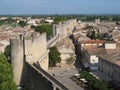 Ramparts of Aigues-Mortes Royalty Free Stock Photo