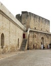 Ramparts of Aigues-Mortes, France Royalty Free Stock Photo