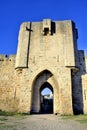 The ramparts of Aigues-Mortes Royalty Free Stock Photo