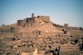 Ramparts and buildings, medieval city and fortress