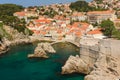 Ramparts and citadel. Dubrovnik. Croatia Royalty Free Stock Photo