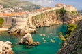 Ramparts and citadel. Dubrovnik. Croatia Royalty Free Stock Photo