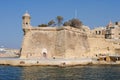 Ramparts in the city of Valetta Royalty Free Stock Photo