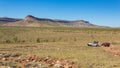 The Ramparts of the Cockburn Range stand high and proud above th Royalty Free Stock Photo