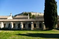 The cloister of the Chartreuse Notre-Dame-du-Val-de-BÃÂ©nÃÂ©diction in Villeneuve-lez-avignon