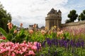 Ramparts and garden at Vannes, Brittany, France Royalty Free Stock Photo