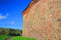 Ramparts and lower terrace in Vyborg Castle, Russia