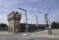 Avignon, 10th september: The City Wall Ramparts with Porte de L` Oulle of Old Town of Avignon in Provence France