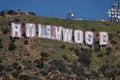 RAMS HOUSE on the Hollywood Sign after Super Bowl LVI in 2022 Up Close