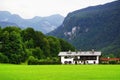 Summer alpine landscape near Ramsau village in Berchtesgaden Alpine region, Germany Royalty Free Stock Photo