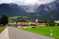 Summer alpine landscape near Ramsau village in Berchtesgaden Alpine region, Germany Royalty Free Stock Photo