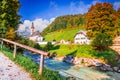 Ramsau, Germany - Autumn landscape in Berchtesgaden, Bavaria Royalty Free Stock Photo