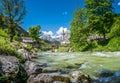 Ramsau mountain village, Berchtesgadener Land, Bavaria, Germany Royalty Free Stock Photo