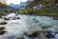 Ramsauer Ache River Royalty Free Stock Photo