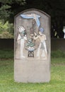 `Ramses the Great` by sculptor William Easley in Fair Park in Dallas, Texas.