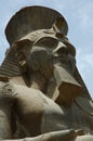 Ramses ii at luxor temple Royalty Free Stock Photo