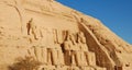 Ramses II statues, Egypt Royalty Free Stock Photo