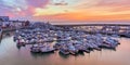 Ramsgate, UK - February 24 2023 - Ramsgate Harbour Winter Sunrise