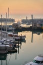 Ramsgate, United Kingdom - February 08 2023 - Ramsgate Harbour early morning