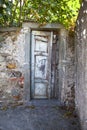 A ramshackle door