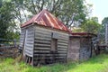 Ramshackle Farm Sheds Royalty Free Stock Photo