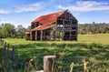 Ramshackle rustic glory- the old barn South Durras Benandarah Royalty Free Stock Photo