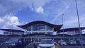 Ranai Airport Under Cloudy Sky Royalty Free Stock Photo