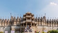 Facade of the Jain Temple in Ranakpur, India