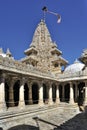 Decorative and beautifully carved Ranakpur Jain temple or Chaturmukha Dharana Vihara