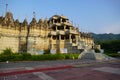 Ranakpur Jain temple, is a Jain temple at Ranakpur is dedicated to Tirthankara Rishabhanatha. The temple is located in a village Royalty Free Stock Photo