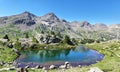 Ranas Lake in Tena Valley in The Pyrenees, Huesca, Spain. Royalty Free Stock Photo