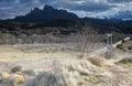 Ranch Entrance Painted With Light Royalty Free Stock Photo