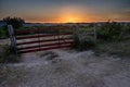 Ranch Gate Royalty Free Stock Photo