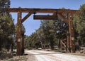 Ranch gateway Royalty Free Stock Photo