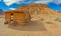 Ranch Hand Cabin at Lonely Dell Ranch AZ Royalty Free Stock Photo