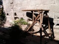 A Ranch Oldie Clothes Iron Table