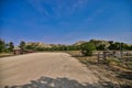 Ranch at Roosevelt National Park in North Dakota Royalty Free Stock Photo