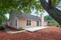 Ranch Style Home Exterior Modern Architectural Real Estate View American Style Dream Home Royalty Free Stock Photo