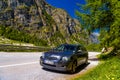 RANDA, SWITZERLAND - APR 2017: Gray Toyota Avensis T25 wagon in