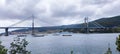 Rande bridge in Vigo, Spain. Rande Bridge Royalty Free Stock Photo