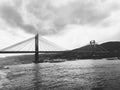 Rande bridge in Vigo, Spain. Rande Bridge Royalty Free Stock Photo