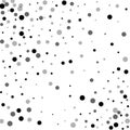 Random black dots. Royalty Free Stock Photo